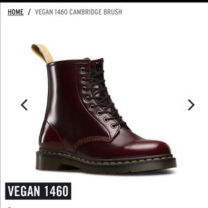 Vegan 1460 cherry red